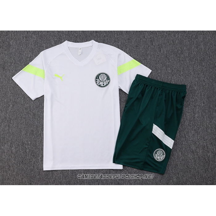 Chandal del Palmeiras 23-24 Manga Corta Blanco - Pantalon Corto